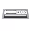 Kindermann CP Standard² 6-lizdų stalo jungčių panelis su 2x maitinimo lizdais, 1x USB-A įkrovimo prievadu, HDMI, RJ45