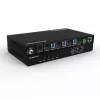 Kindermann KVM Switch 41C – 4 prievadų skaitmeninis KVM jungiklis su DVI-D, USB, garsu, EDID emuliacija