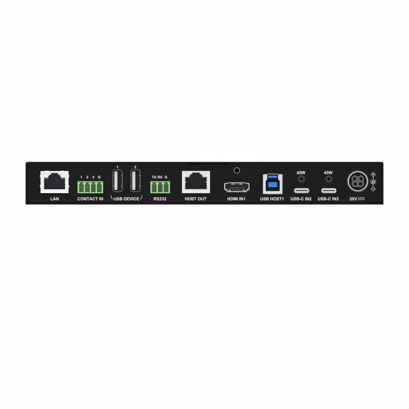 Kindermann MultiSwitch 31 HDBT 2.0 Transmitter / Presentation Switch - 3x1 USB-C & HDMI over HDBaseT - Telnet - RS-232 - 4K UHD