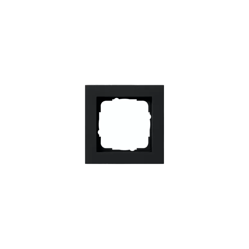 Kindermann Switch Frame Gira E2 Black 1-gang