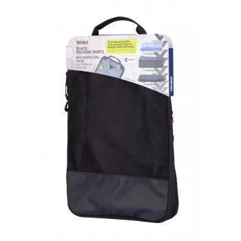 TROIKA Black Packing Shirts Travel Compression Bag (BBL71/BK)
