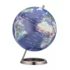 Stalinis gaublys TROIKA Globe 23.5 Degrees (G2507-P2P2/CB) – popieriaus prispaudėjas su chromuotu pagrindu, 60 mm