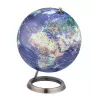 Stalinis gaublys TROIKA Globe 23.5 Degrees (G2507-P2P2/CB) – popieriaus prispaudėjas su chromuotu pagrindu, 60 mm