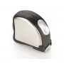 TROIKA ACCURATE Mini Retractable Tape Measure 2m/6ft Keychain Chrome