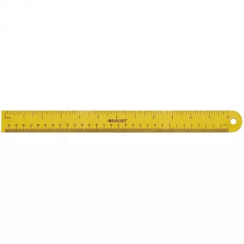 Westcott Ruler 30 cm Yellow