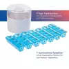 First Aid Only Tablečių Dėžutė su Tablečių Skaldyklu Mėlyna Balta