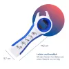First Aid Only 5-in-1 Multi-Opener for Bottles and Cans, White/Blue, Reduces Effort