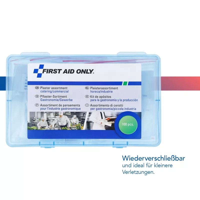 First Aid Only P-10026 Aptinkami pleistrai gastronomijai 100 vnt.