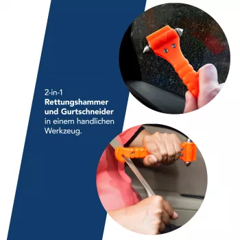 First Aid Only 2-in-1 Emergency Hammer 135 g
