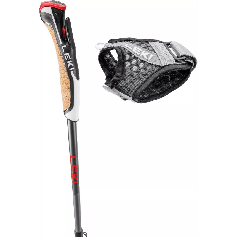 LEKI KIJE Nordic Walking Instructor Lite red