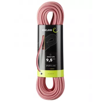 Edelrid Eagle Lite 9,5 mm 70 m Laipiojimo virvė - Raudona