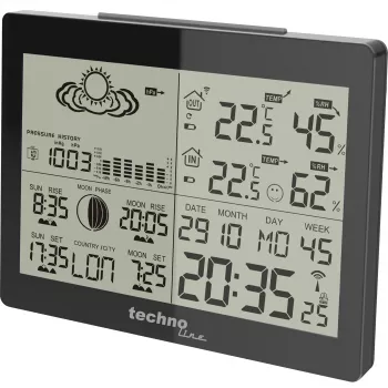 TECHNO LINE WS6760 Oranė meteorologinė stotelė su išoriniu jutikliu
