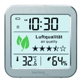TECHNO LINE WL1020 Orų stotelė ir oro kokybės monitorius CO2 temperatūra drėgmė