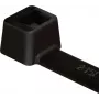 HellermannTyton T30R-W-BK-C1 Kabelio raištis, vidinis dantukas, 150 mm x 3,5 mm, juodas, poliamidas 6.6, 100 vnt.