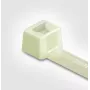 HellermannTyton T-Series Inside Serrated Cable Tie, 390mm x 7,6mm, Transparent, PA66, 100-Pack (111-12019)