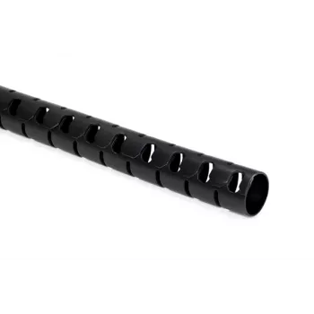HellermannTyton Helawrap HWPP kabelių apsauginė spiralė 25m x 8mm juoda polipropilenas