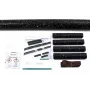 HellermannTyton 380-04010 Termosusitraukiantis vamzdelis - juodas - poliolefinas - 25 cm - nuo 25 mm iki 8 mm