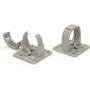 HellermannTyton CTCC-IWS37-MB65-PA66/6HIRHS-GY 20 gofruoto vamzdžio spaustukas, pilkas, 37mm, tvirtinamas varžtais, PA66, 20 vnt. pakuotė