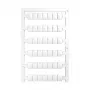 Weidmüller WS 10/8 PLUS MC NE WS Terminal Block Marker, White, Polyamide, 420 Pieces