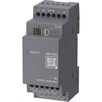 Siemens LOGO! AM4 6ED1055-1MF00-0BA3 Analoginis plėtimo modulis 2AI/2AQ 24V DC