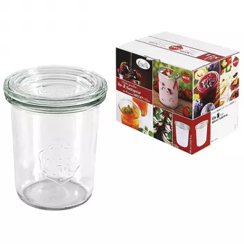 WECK Stiklinis Sturzglas 160ml 12 vnt. komplektas