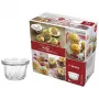 WECK apvalkraštis stiklainis Muffin 165ml rinkinys 6 vnt.