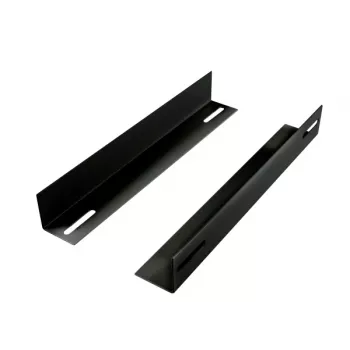 ALLNET 19 colių sieninio korpuso tvirtinimo bėgelis L formos laikiklis, gylis 325 mm, juodas, skirtas SMB66xx serijai