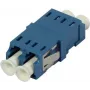 SYNERGY21 S215483 LC-LC Singlemode Duplex Fiber Optic Adapter, Flangeless, Blue, PVC, Ceramic Sleeve