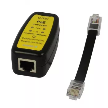 Synergy 21 TP RJ45 PoE Tester at/af Endspan/Midspan Standard