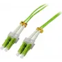 SYNERGY21 Skaidulinis šuolis 30m LC-LC OM5 50/125µm 2mm Liepų žalia