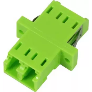 SYNERGY21 LC-LC Duplex Multimode OM5 Šviesolaidinis Adapteris Sujungėlis Moteriškas-Moteriškas Keramine Įvore Žalias