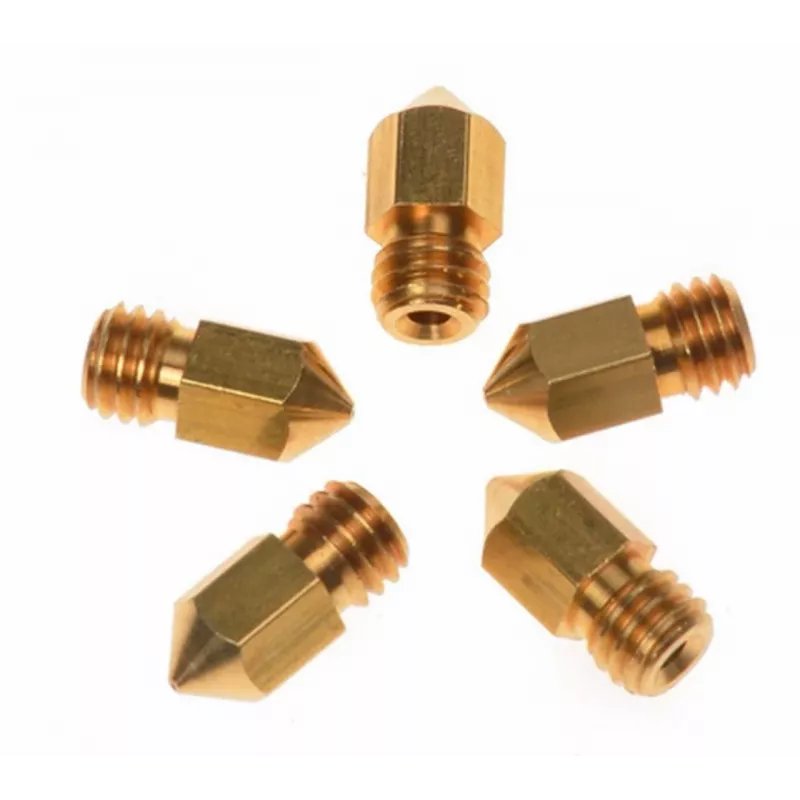 ALLNET 4duino 3D Nozzle Kit M6 Brass Nozzles 7-Pack (0.2-1.0mm) for 1,75mm Filament E3D V5/V6