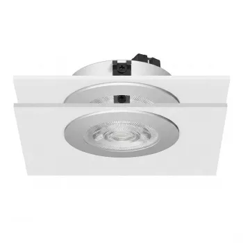 SYNERGY21 Synergy 21 LED įleidžiamasis lubinis šviestuvas Helios sidabrinis - apvalus - neutrali balta