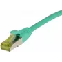 SYNERGY21 jungiamasis kabelis RJ45, CAT6A 500MHz, 30m, žalias, S/FTP, TPE/LSZH Ultraflex, AWG26, su Cat.7 žaliava