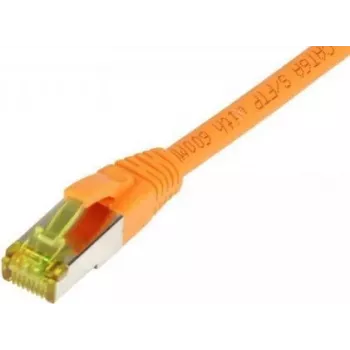 SYNERGY21 Patch Cable RJ45, CAT6A 500MHz, 30m, Orange, S/FTP, TPE/LSZH (Ultraflex), AWG26, su CAT7 žaliava