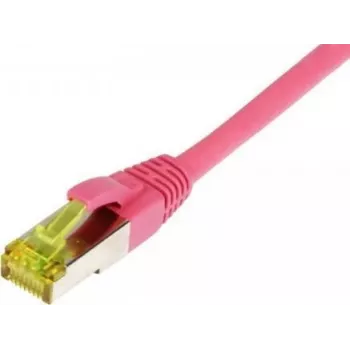 SYNERGY21 Patch Cable RJ45 CAT6A 500MHz 15m Magenta S/FTP TPE/LSZH Ultraflex AWG26 su CAT7 Raw Cable