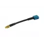 ALLNET Antenna Cable LMR-195 SMA Female to Fakra Female Waterblue Keycode Z 10cm