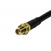 ALLNET Antenna Cable LMR-195 SMA Female to Fakra Female Waterblue Keycode Z 10cm