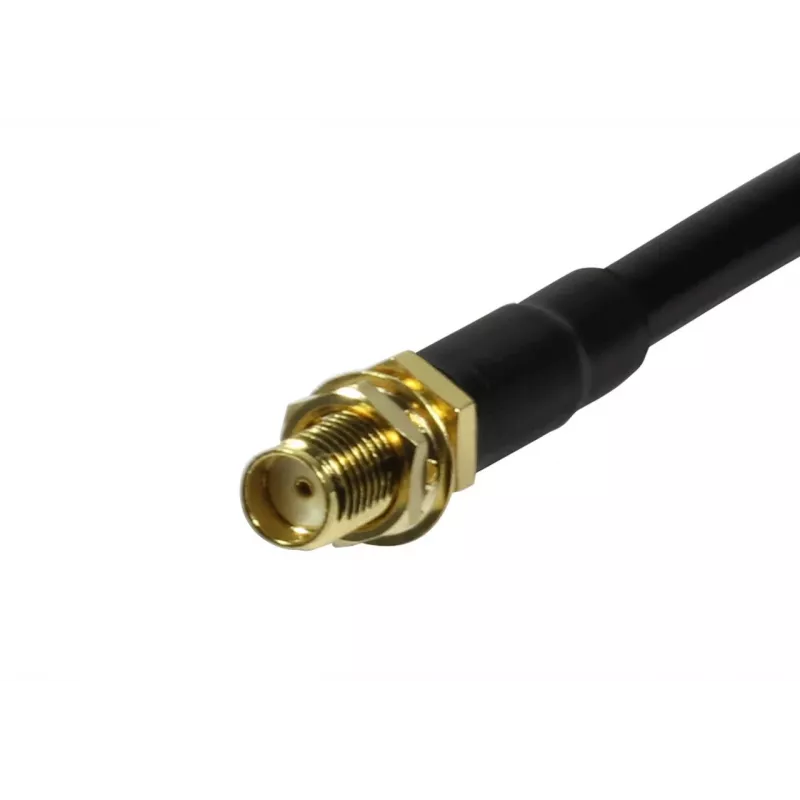 ALLNET Antenna Cable LMR-195 SMA Female to Fakra Female Waterblue Keycode Z 10cm