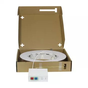 Synergy 21 FTTH Compact Box Pre-assembled, 2xSC/APC -> Open End, 40m, 9/125µm, G.657.A2, 2-Fiber, OD=2,2mm