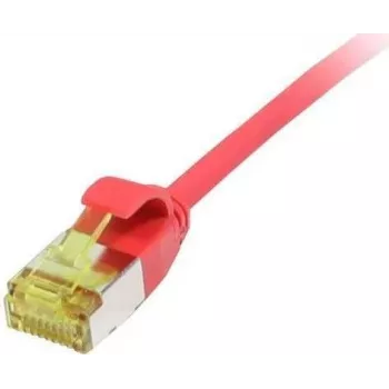 Synergy 21 Patch Cable RJ45 CAT6A 500MHz 10m Red U/FTP Slimline Round d=3,8mm TPE/LSZH Superflex AWG32 su CAT7 Raw Cable