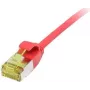 Synergy 21 Patch Cable RJ45 CAT6A 500MHz 10m Red U/FTP Slimline Round d=3,8mm TPE/LSZH Superflex AWG32 su CAT7 Raw Cable