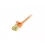 Synergy 21 Patch Cable RJ45 CAT6A 500MHz 5m Orange U/FTP Slimline Round d=3,8mm TPE/LSZH (Superflex) AWG32 su Cat.7 Raw Cable