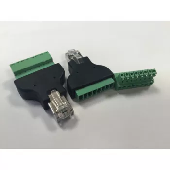 ALLNET STT-RJ45 RJ45 Kištukas Neekranuotas Cat.6 Laukui Terminuojamas KEFA Phoenix