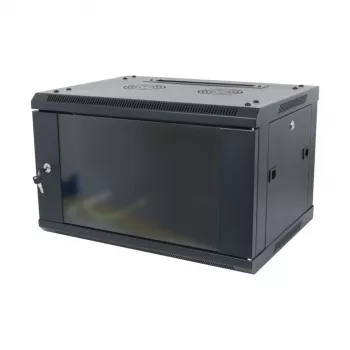 ALLNET 19 inch Sieninis Spintos Rėmas 15U Vientisas Gylis 450mm Juoda Plokščia Pakuotė SMA Serija