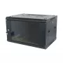ALLNET 19 inch Sieninis Spintos Rėmas 15U Vientisas Gylis 450mm Juoda Plokščia Pakuotė SMA Serija