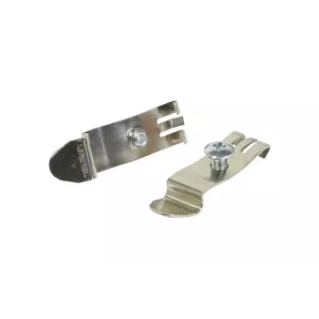SYNERGY 21 Keystone DIN Rail tvirtinimo spaustukas, universalus, sraigtinis, metalinis, 1 pora (S216385)