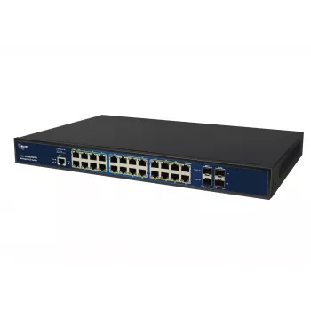 ALLNET ALL-SG8626PMJ Layer 2+ pilnai valdomas Gigabit komutatorius su 24 PoE+ prievadais ir 370W galios biudžetu