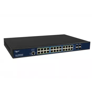ALLNET ALL-SG8626PMJ Layer 2+ pilnai valdomas Gigabit komutatorius su 24 PoE+ prievadais ir 370W galios biudžetu