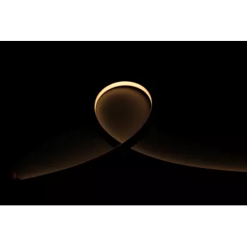 SYNERGY21 LED Flex Strip NEON Black for Acoustic Panels Super Warm White IP20 5m
